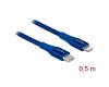 Delock Data & Charging USB-C 2.0 > Lightning 0.5m Blue (85415)