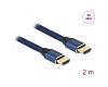 Delock HDMI Cable 48Gbps 8K 60Hz Blue 2m (85447)