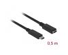 Delock Extension Cable USB-C 10Gbps 4K PD 60W 0.5m (85532)