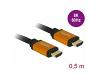 Delock HDMI Cable 48Gbps 8K 60Hz M/M 0.5m (85726)
