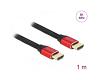 Delock HDMI Cable 48Gbps 8K 60Hz Red 1m (85773)