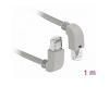 Delock Patch Cable S/FTP Cat.5e Up / Down Angled 1m (85853)