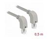 Delock Patch Cable S/FTP Cat.5e Down Angled 0.5m (85858)