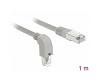 Delock Patch Cable S/FTP Cat.6 Angled / Straight 1m (85865)