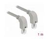 Delock Patch Cable S/FTP Cat.6 Down Angled 1m (85868)