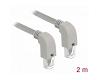 Delock Patch Cable S/FTP Cat.6 Down Angled 2m (85869)
