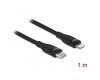 Delock Data & Charging USB-C 2.0 > Lightning 1m Black (86637)