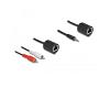 Delock RJ45 Stereo Audio Extender 2 x RCA + 1 x 3.5mm (87859)