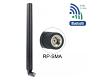 Delock WLAN 802.11ac/a/h/b/g/n Antenna 5.5 - 9dBi Omni (88991)
