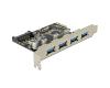 Delock 4 x External USB 3.0 PCI-e (89297)