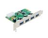 Delock 4 x External USB 3.2 PCI-e (89363)