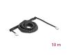 Delock Coiled Cable RJ11 M/M 10m Black (90227)