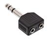 InLine Audio Stereo Adapter 6.3mm > 2 x 3.5mm M/F (99304)