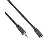 InLine Audio Cable 2.5mm 4pin > 3.5mm 4pin M/F 0.2m (99308B)