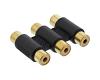 InLine Adapter 3 x RCA > 3 x RCA F/F (99319)