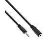 InLine Audio Stereo Extension Cable 3.5mm 3pin 10m Black (99937)