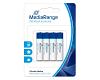 MediaRange Premium Alkaline Batteries AAA LR03 4-Pack (MRBAT101)