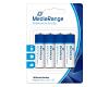 MediaRange Premium Alkaline Batteries AA LR6 4-Pack (MRBAT104)